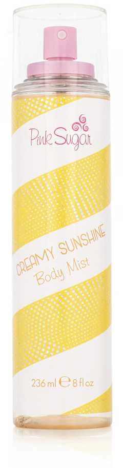 Rožinė Sugar Aquolina Rožinė Sugar Creamy Sunshine Body Purškiklis moterims, 236 ml