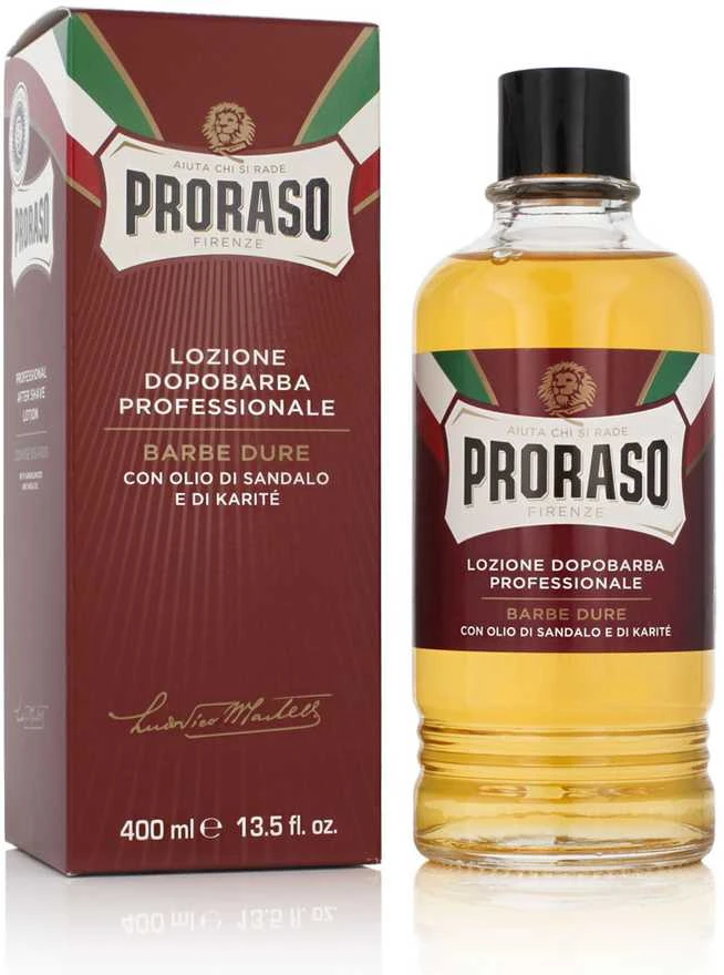 Odą maitinantis losjonas po skutimosi Proraso Red Line After Shave Lotion, 400 ml