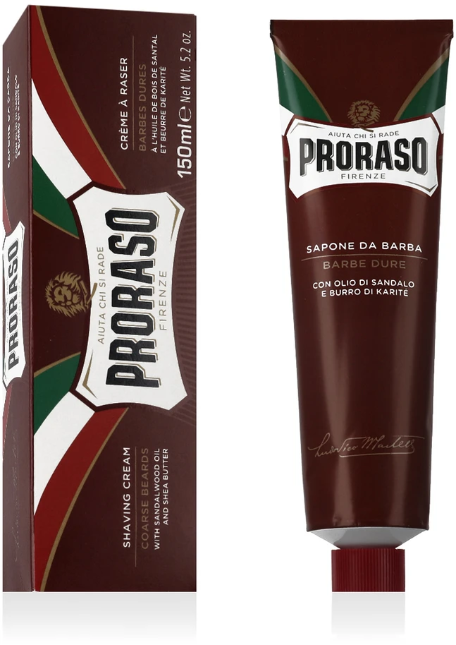 Proraso Red Line Shaving Cream Odą maitinantis skutimosi kremas, 150 ml