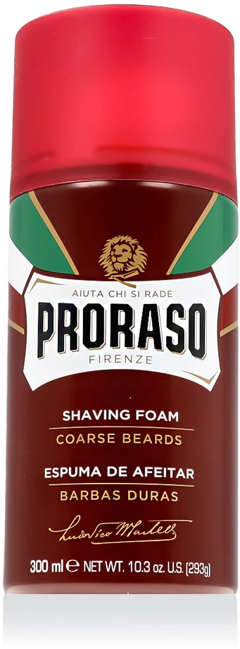 Proraso Red Line Shaving Foam Odą minkštinančios skutimosi putos, 300 ml