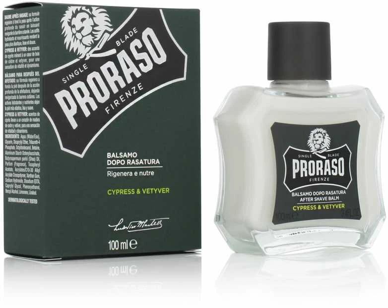 Proraso After Shave Balm Cypress & Vetyver Balzamas po skutimosi, 100 ml