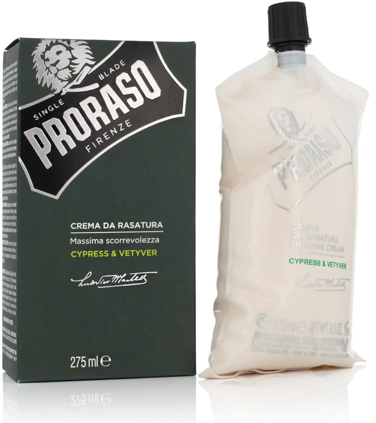 Proraso Cypress & Vetyver Shaving Kreminis Skutimosi kremas, 275 ml