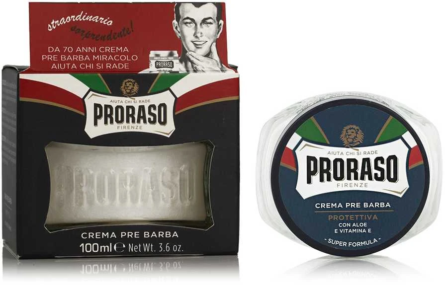 Drėkinantis kremas prieš skutimąsi  Proraso Mėlyna Line Pre-Shave, 100 ml