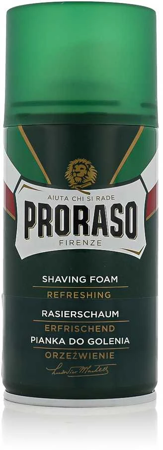 Proraso Green Line Shaving Foam Gaivinančios skutimosi putos, 300 ml