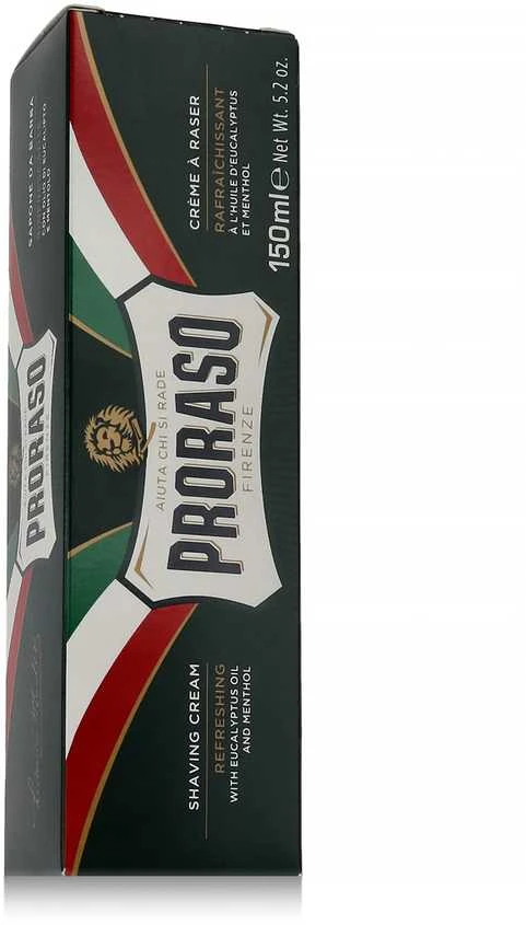 Proraso Green Line Shaving Cream Gaivinantis skutimosi kremas, 150 ml