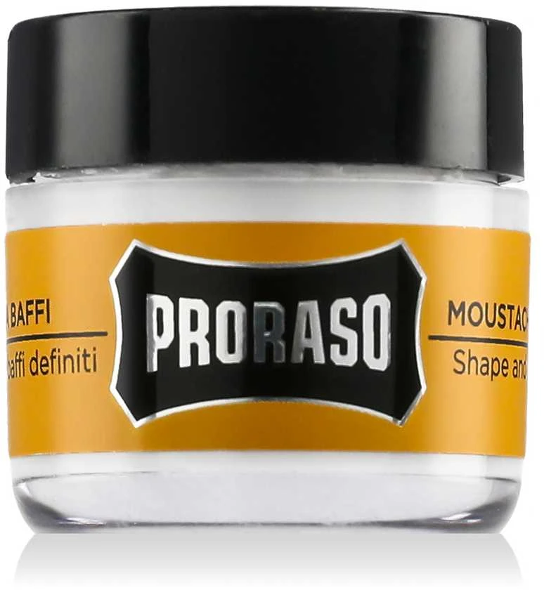 PRORASO Vaškas ūsams Wood & Spice, 15 ml