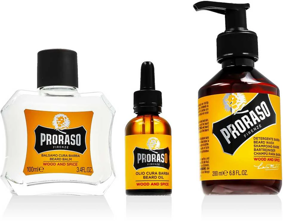 Proraso Wood & Spice Barzdos priežiūros rinkinys