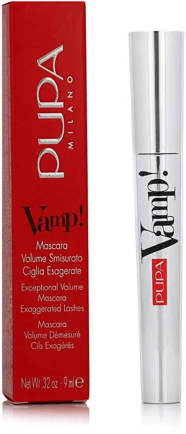 Pupa Vamp! Blakstienų tušas tankinamasis blakstienų tušas, atspalvis: 100-Extra Juodas, 9 ml