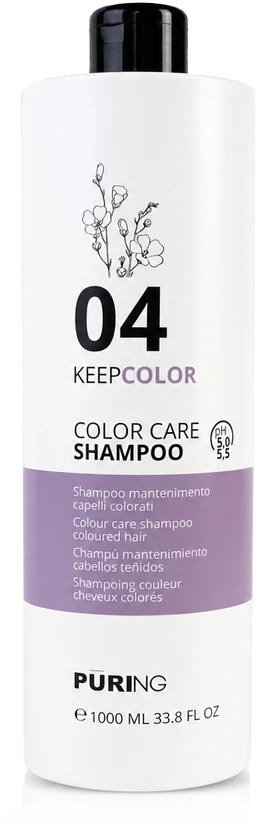 PURING 04 KeepColor Color Care Šampūnas šampūnas, 1000 ml