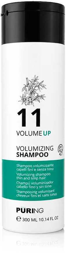 PURING 11 VolumeUp Volumizing Šampūnas šampūnas, 300 ml