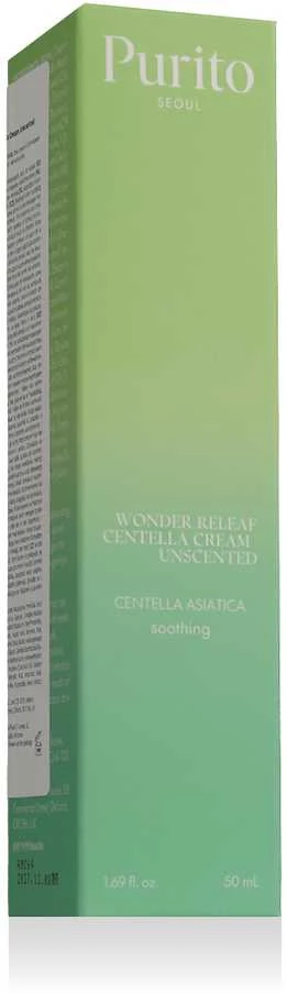Purito Centella Unscented Recovery Cream raminamasis veido kremas jautriai odai, 50 ml