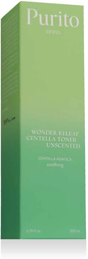 Purito Seoul Wonder Releaf Centella Raminamasis Tonikas Be Kvapiųjų Medžiagų, 200 ml
