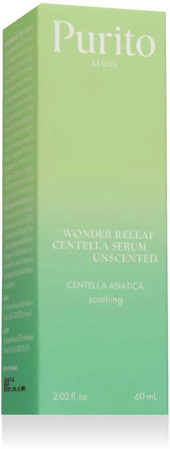 Purito Wonder Releaf Centella Serum Unscented raminamasis veido serumas, 60 ml