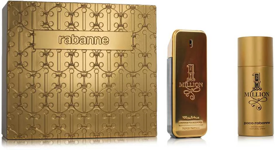 Paco Rabanne Set 1 Million EDT, 100 ml Desodorante, 150 ml·