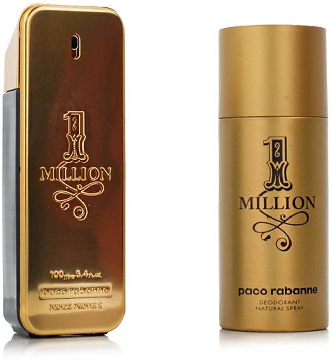 Paco Rabanne Set 1 Million EDT, 100 ml Desodorante, 150 ml·