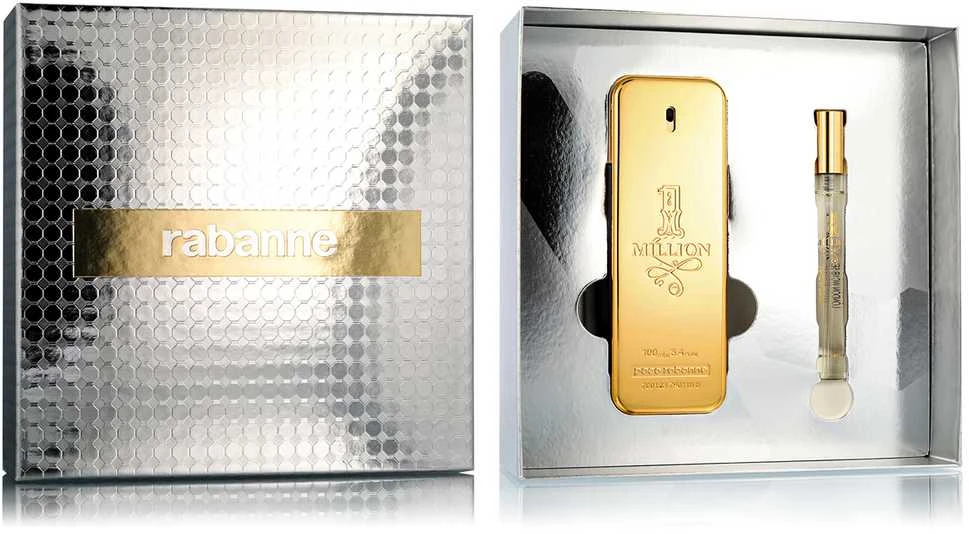 Paco Rabanne 1 Million rinkinys vyrams (100 ml. EDT + 10 ml. EDT)