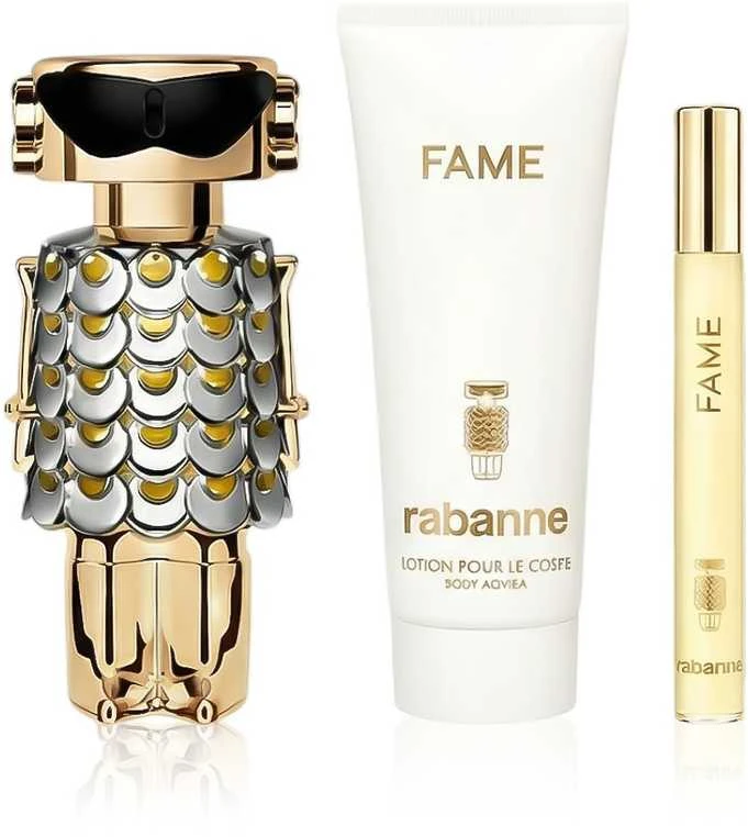 Paco Rabanne Fame Eau De Perfume Purškiklis, 50 ml Set 3 Pieces