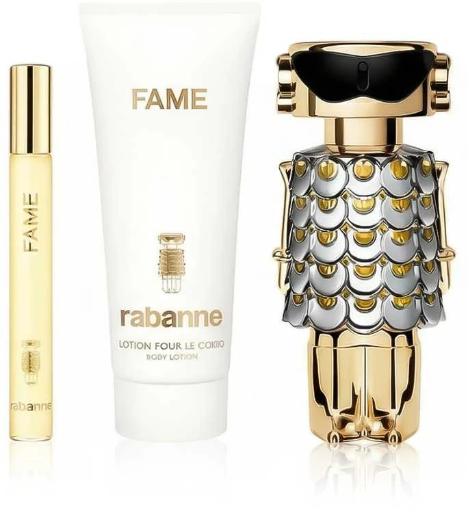 Paco Rabanne Rabanne Fame Eau De Perfume Purškiklis, 80 ml Set 3 Pieces