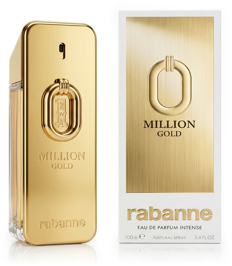 Paco Rabanne Million Gold Eliksyras Parfum Intense Purškiklis, 100 ml