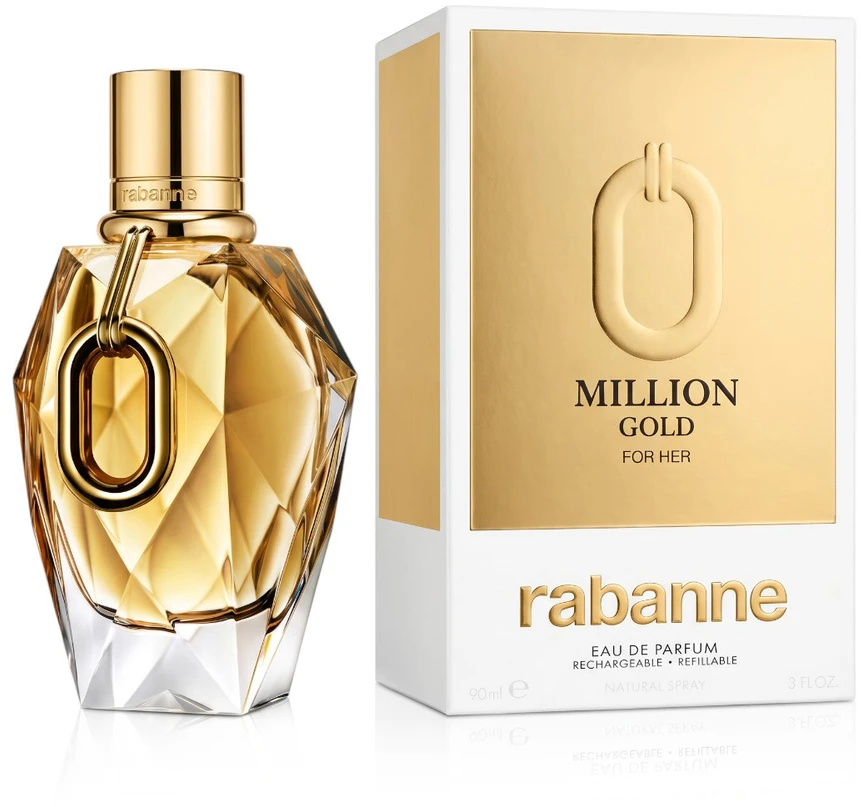 Kvepalai moterims Rabanne Million Gold For Her, EDP 90 ml