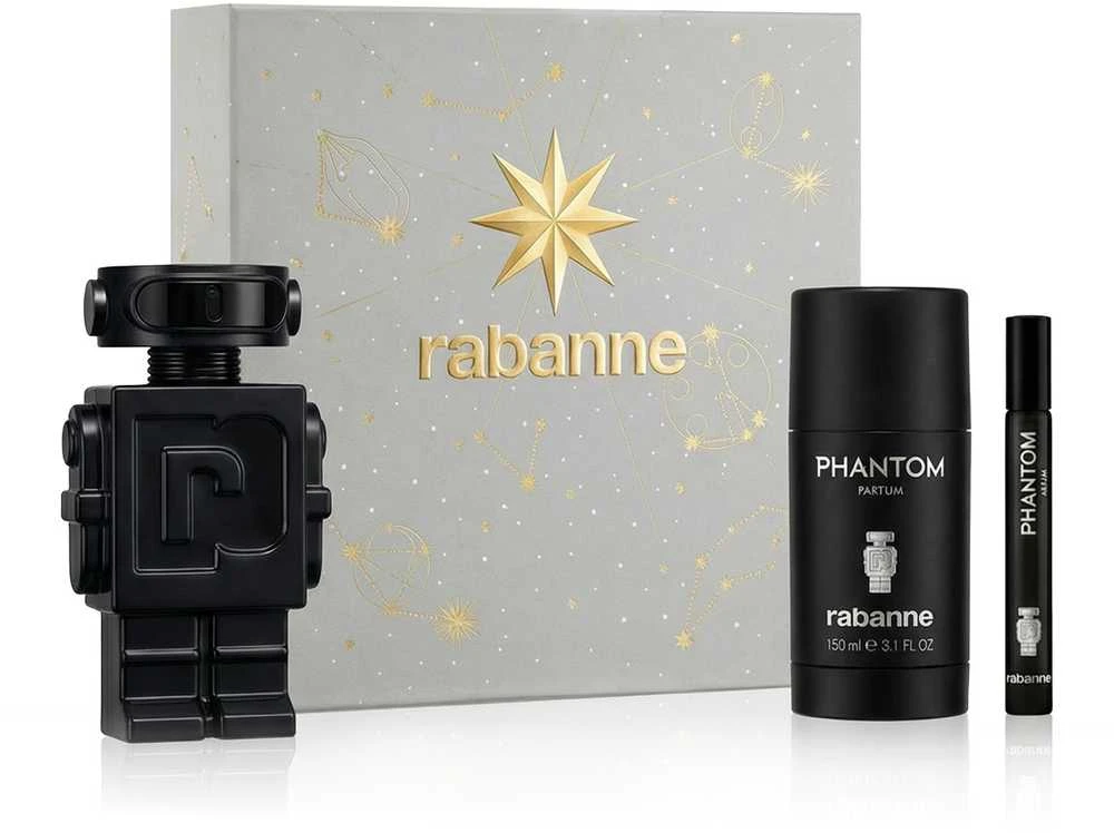 Paco Rabanne Rabanne Phantom parfuminis vanduo purškiklis, 100 ml rinkinys 3 vnt.