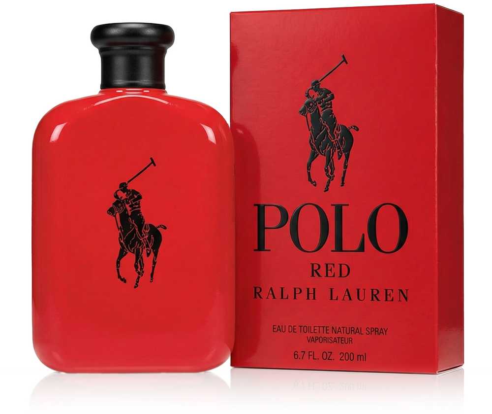 Ralph Lauren Polo Raudona EDT tualetinis vanduo vyrams, 200 ml