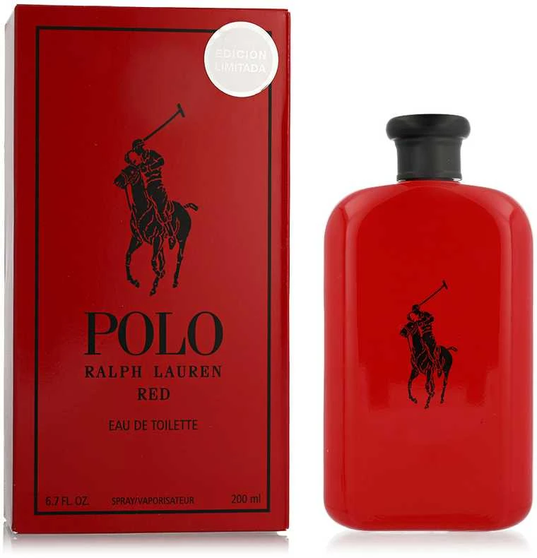 Ralph Lauren Polo Raudona EDT tualetinis vanduo vyrams, 200 ml