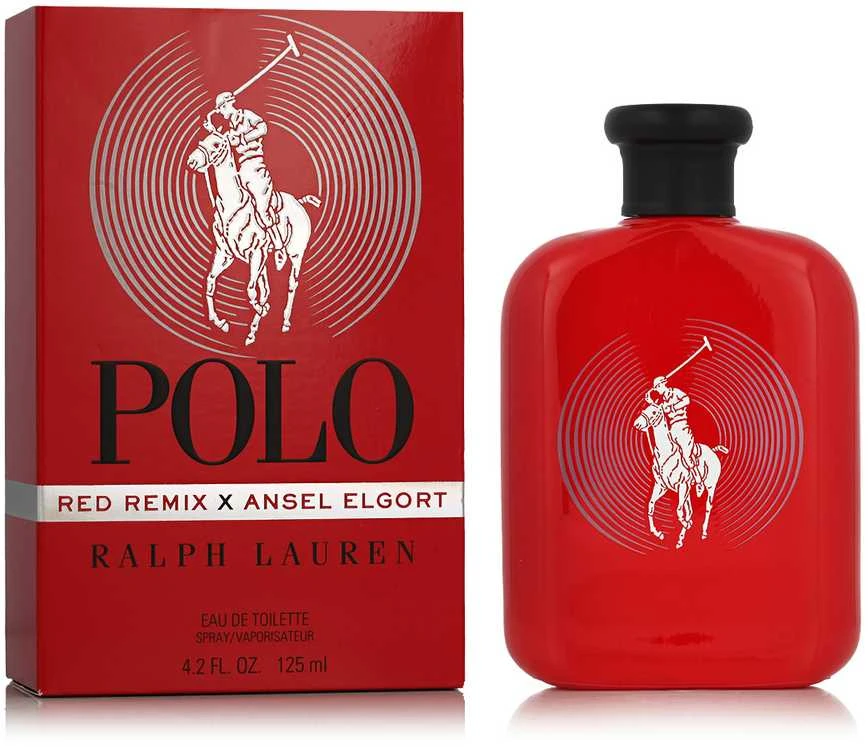 Ralph Lauren Polo Raudona Remix X Ansel Elgort EDT tualetinis vanduo vyrams, 125 ml