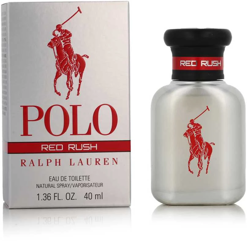 Ralph Lauren Polo Raudona Rush EDT tualetinis vanduo vyrams, 40 ml