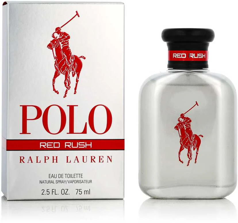 Ralph Lauren Polo Raudona Rush EDT tualetinis vanduo vyrams, 75 ml