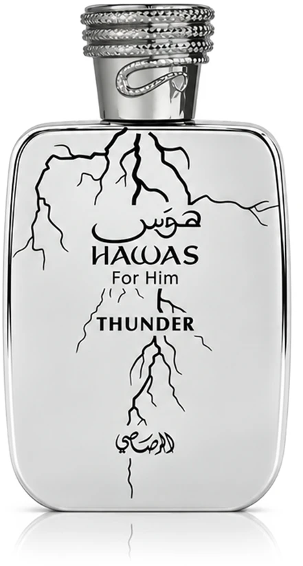 Rasasi Hawas Thunder EDP parfumuotas vanduo vyrams, 100 ml