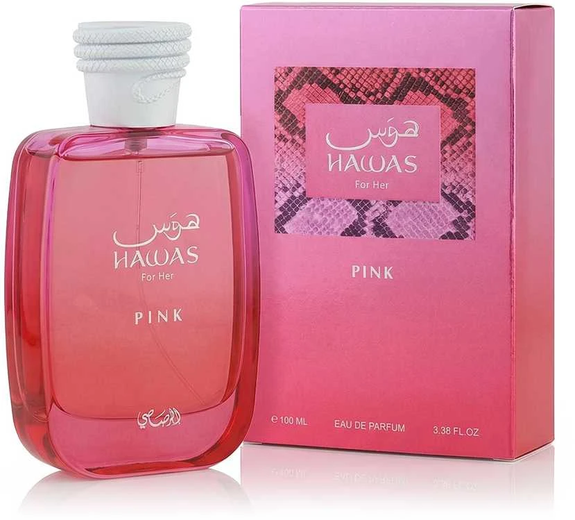 Rasasi Hawas Rožinė EDP parfumuotas vanduo moterims, 100 ml