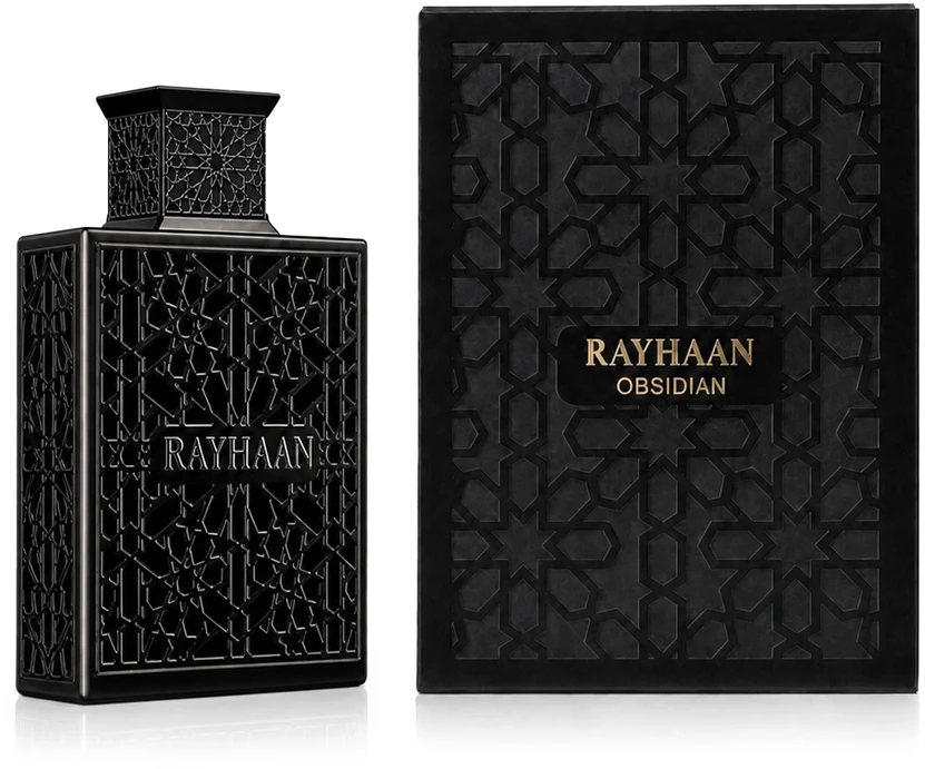 Rayhaan Obsidian EDP parfumuotas vanduo vyrams, 100 ml