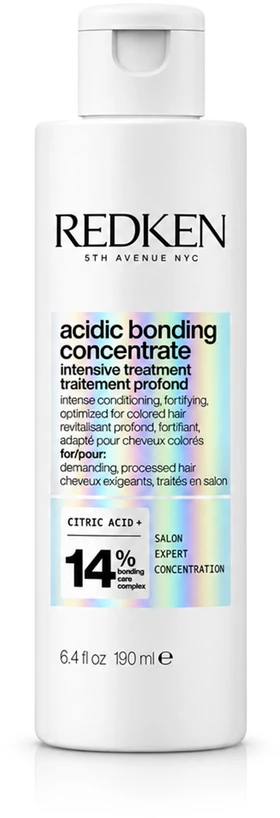 Redken Acidic Bonding Concentrate Intensive Treatment Koncentruota intensyvaus veikimo atkuriamoji priemonė plaukams, 190 ml