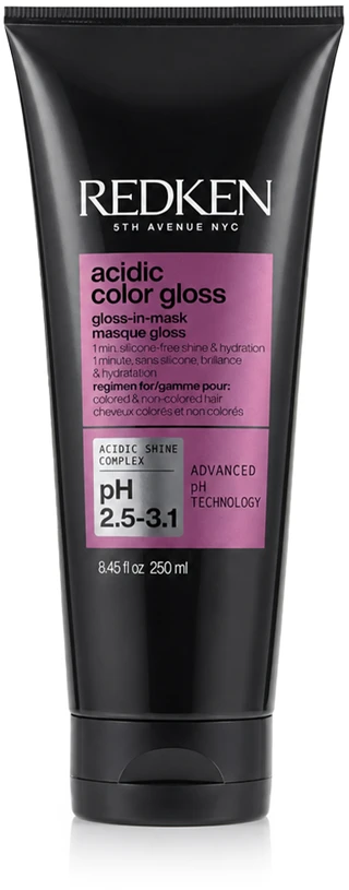 Redken Acidic Color Gloss Mascarilla Potencia El Brillo De Tu Color, 250 ml