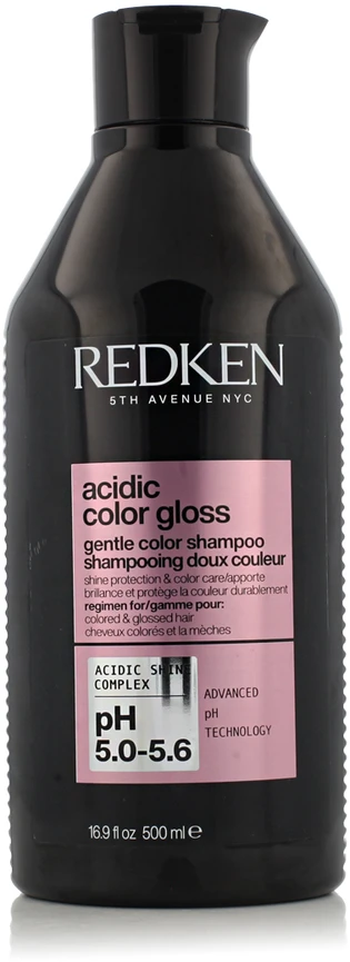 Redken Acidic Color Gloss Champú Sin Sulfatos Potencia El Brillo De Tu Color, 500 ml