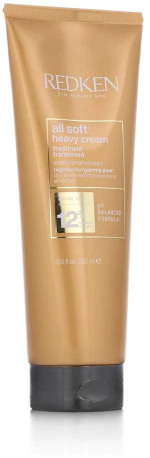 Redken All Soft Heavy Mask Drėkinamoji plaukų kaukė, 250 ml