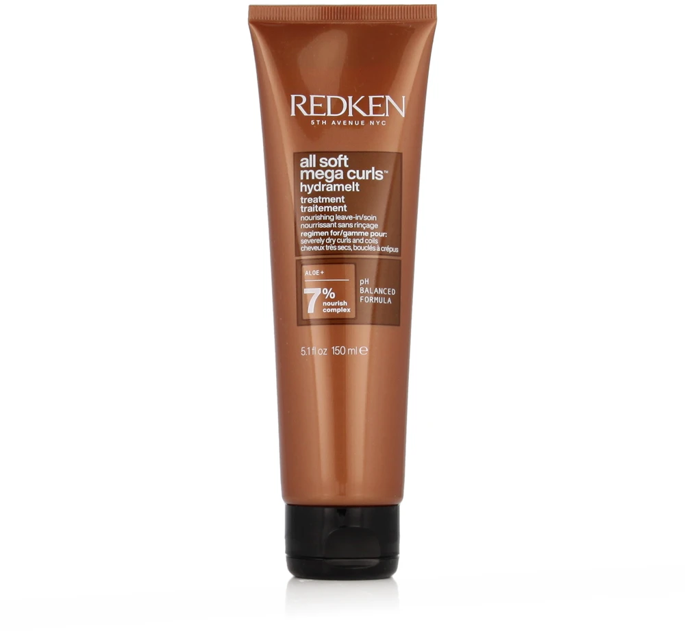 Redken Sausų garbanotų ir banguotų plaukų priežiūros priemonė "All Soft Mega Curl s Hydramelt" (gydymas) 150 ml