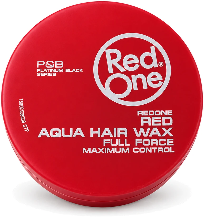 Red One Raudona One Aqua Hair Gel Wax Full Force plaukų vaškas Raudona 150ml