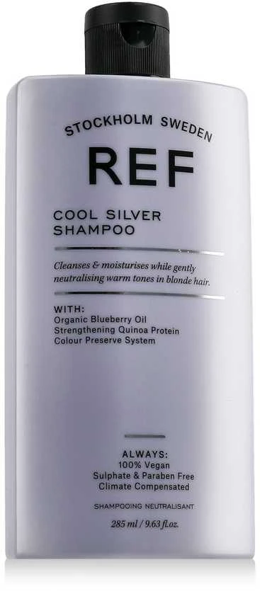 REF Cool Sidabrinis Šampūnas šampūnas šviesiems plaukams, 285 ml