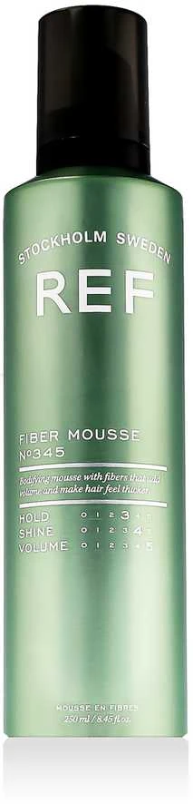 REF Volume & Bodifying No.345 Veganiškos plaukų formavimo putos, suteikiančios apimties ir tekstūros, vidutinės fiksacijos, 250 ml
