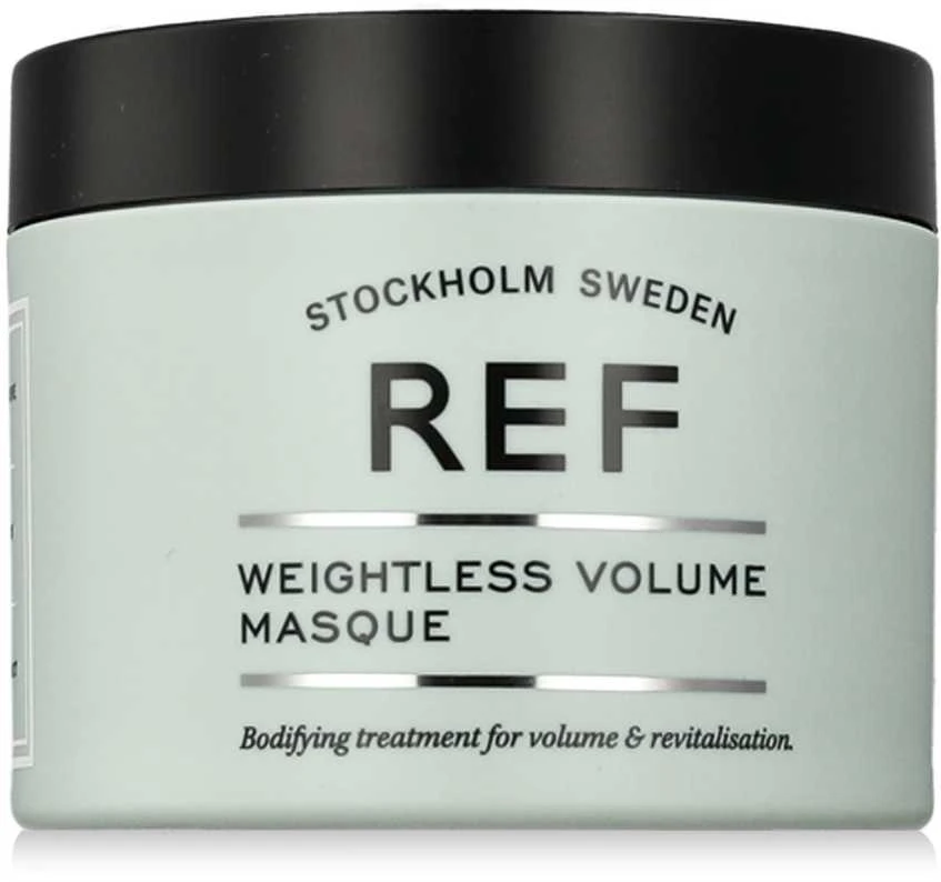 REF „Weightless Volume“ veganiška plaukų kaukė „Kreminis“ suteikianti apimties, 250 ml