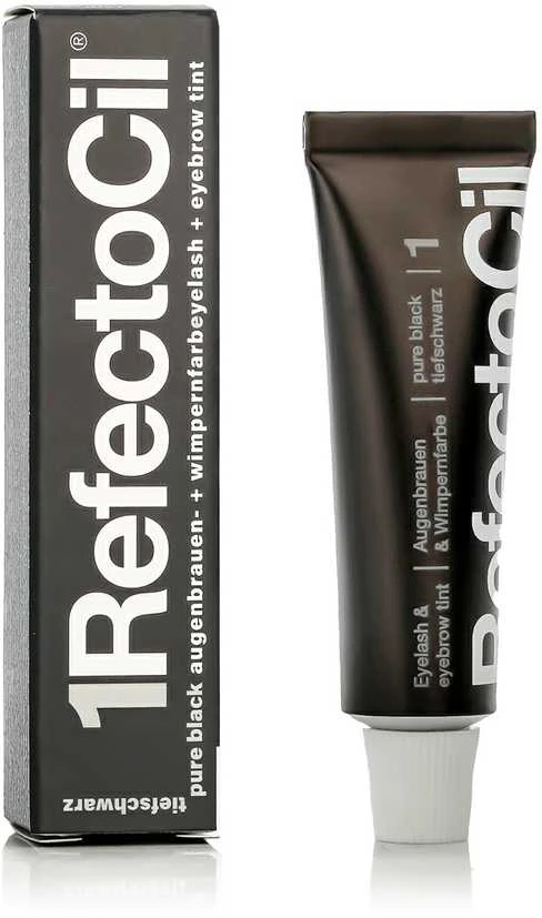 Activeshop Ilgalaikiai blakstienų ir antakių dažai Refectocil 1 Pure Juodas, 15 ml