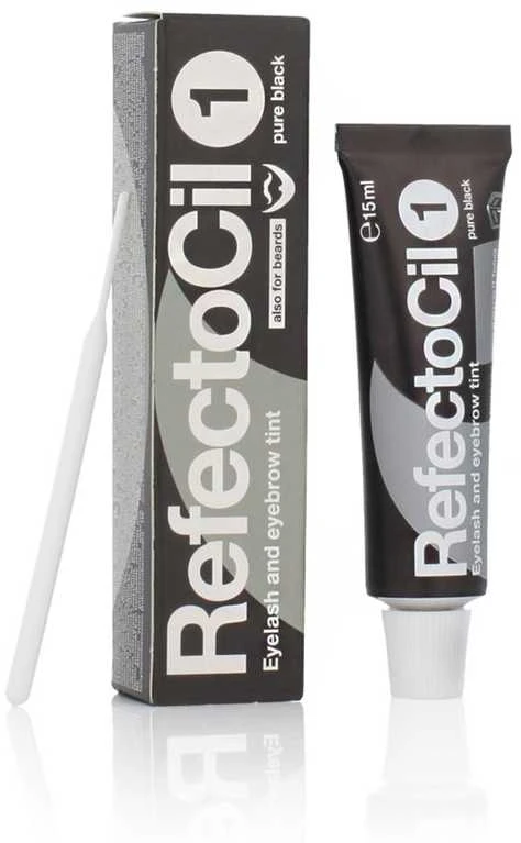 Antakių ir blakstienų dažai RefectoCil 15ml - Nr.1 Juodi