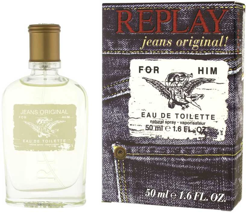 Replay Jeans Original EDT tualetinis vanduo vyrams, 50 ml