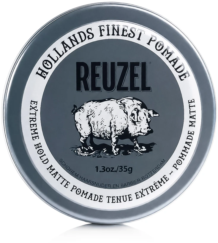 Reuzel Hollands Finest Pomade Extreme Hold Matte Pomade Hair Kreminis, 35 g