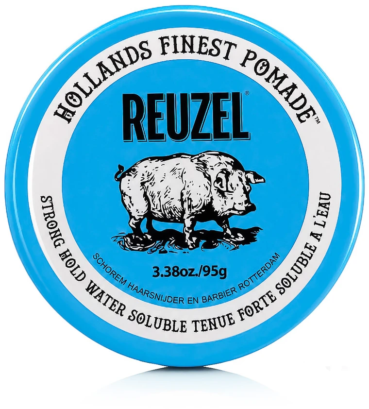 REUZEL - Mėlyna stiprios fiksacijos žvilgesio suteikianti pomada 95 ml