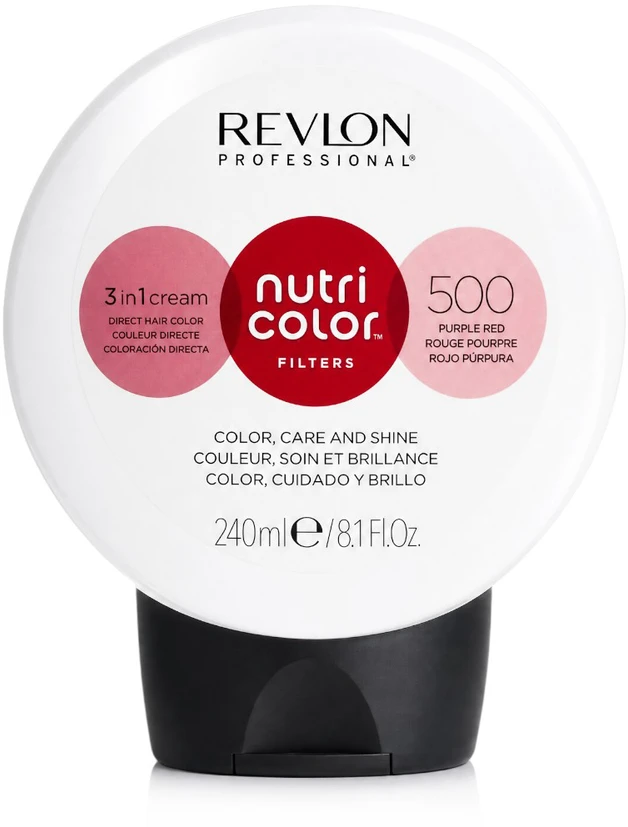 Plaukų dažai"Revlon Nutri Color Filters Fashion 500" 240ml