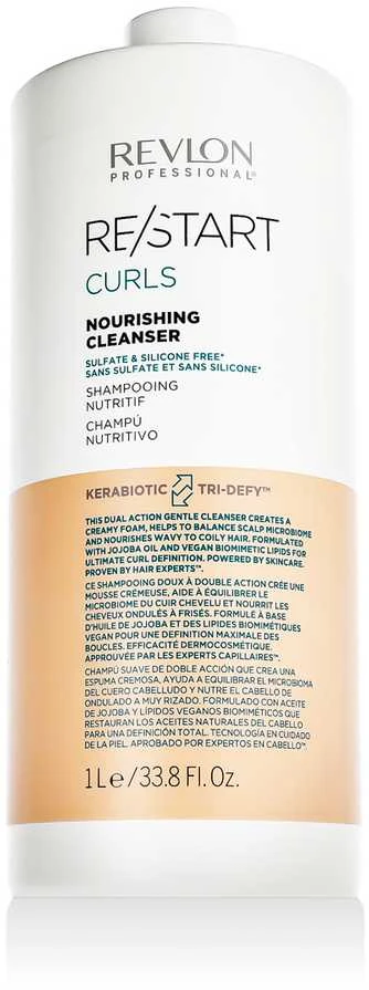 "Revlon Re-Start Curls maitininantis Valiklis" garbanotų plaukų šampūnas 1000 ml