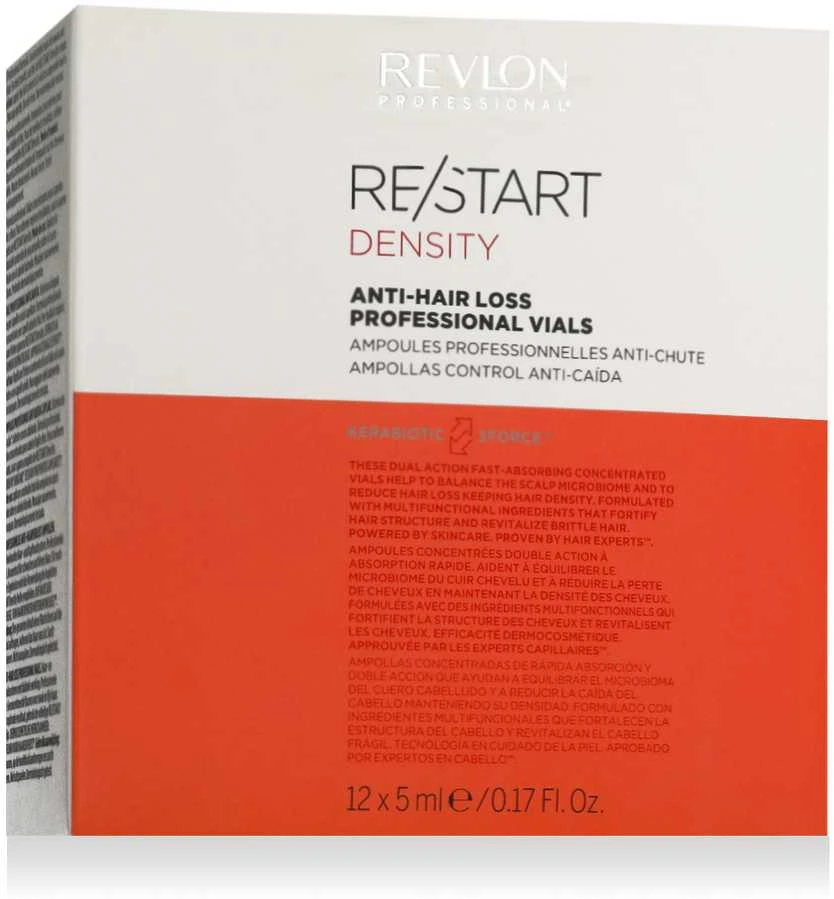 "Revlon Re-Start Density Anti Hair Loss" ampulės nuo plaukų slinkimo 12 X 5ml